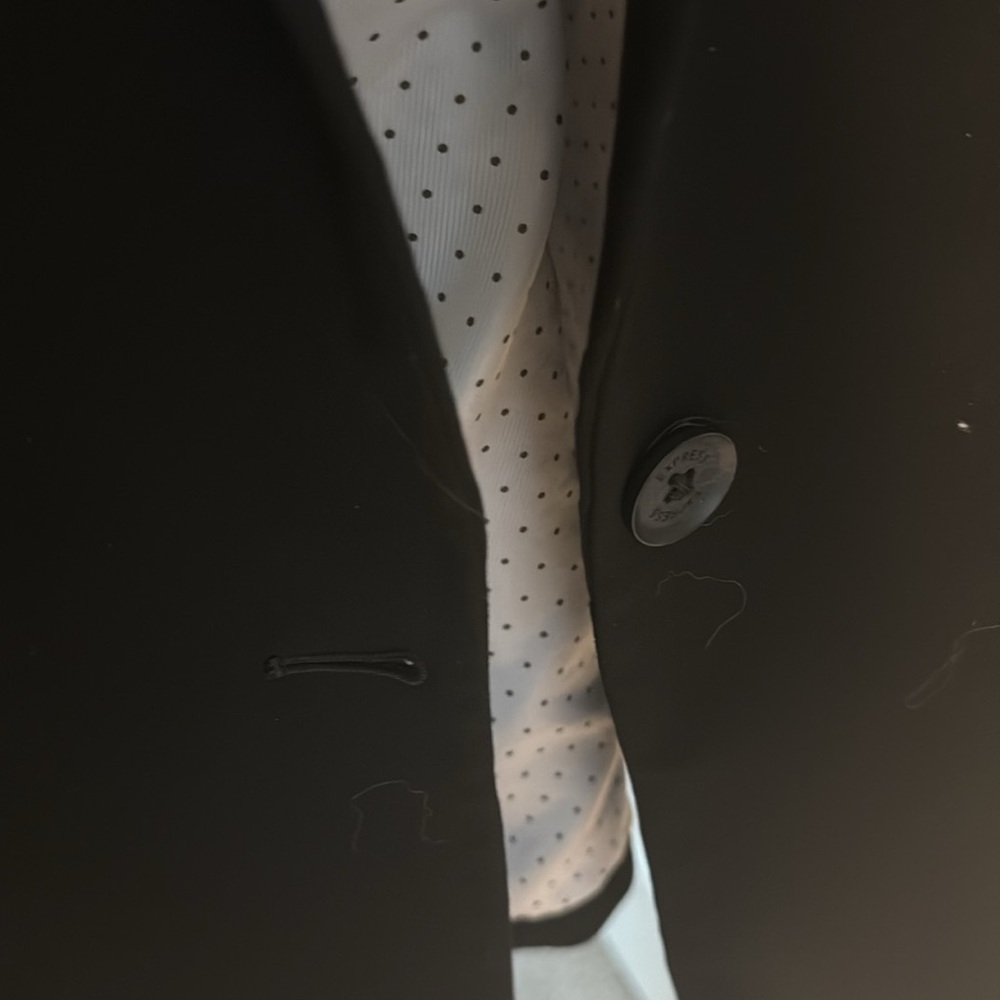 Express Black Blazer With Gray Lining Euc - image 4